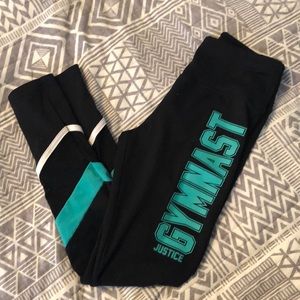 Justice gymnastics leggings